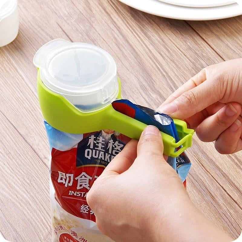 Seal&Pour® Food Storage Bag Clip - PeekWise