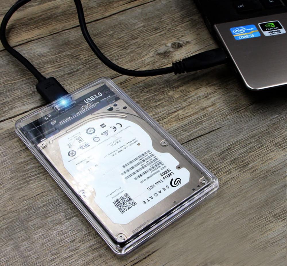 2.5" Transparent Hard Drive Enclosure PeekWise