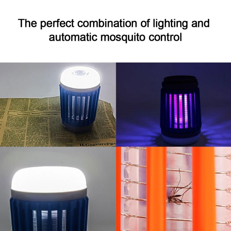 2 In1 LED USB Solar Power Mosquito Killer Lamp PeekWise