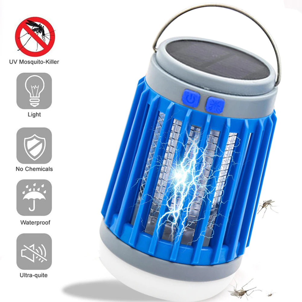 2 In1 LED USB Solar Power Mosquito Killer Lamp PeekWise