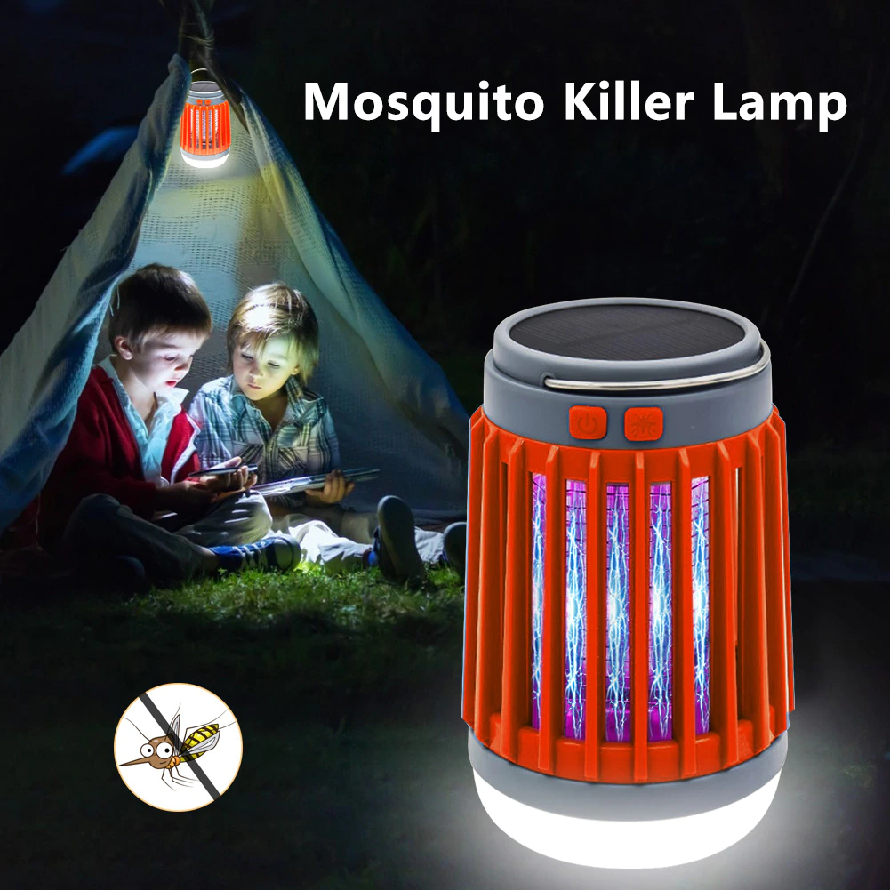 2 In1 LED USB Solar Power Mosquito Killer Lamp PeekWise