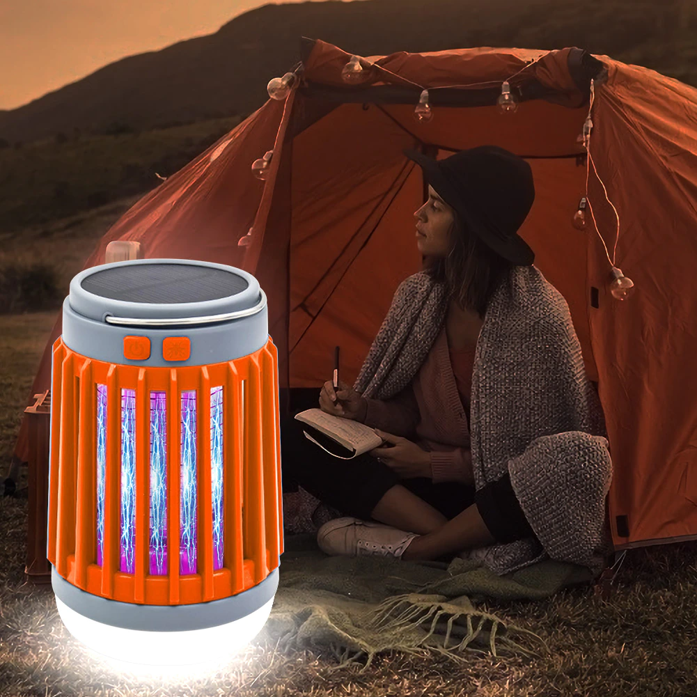 2 In1 LED USB Solar Power Mosquito Killer Lamp PeekWise