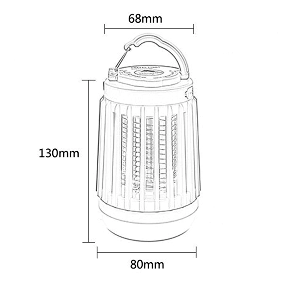 2 In1 LED USB Solar Power Mosquito Killer Lamp PeekWise