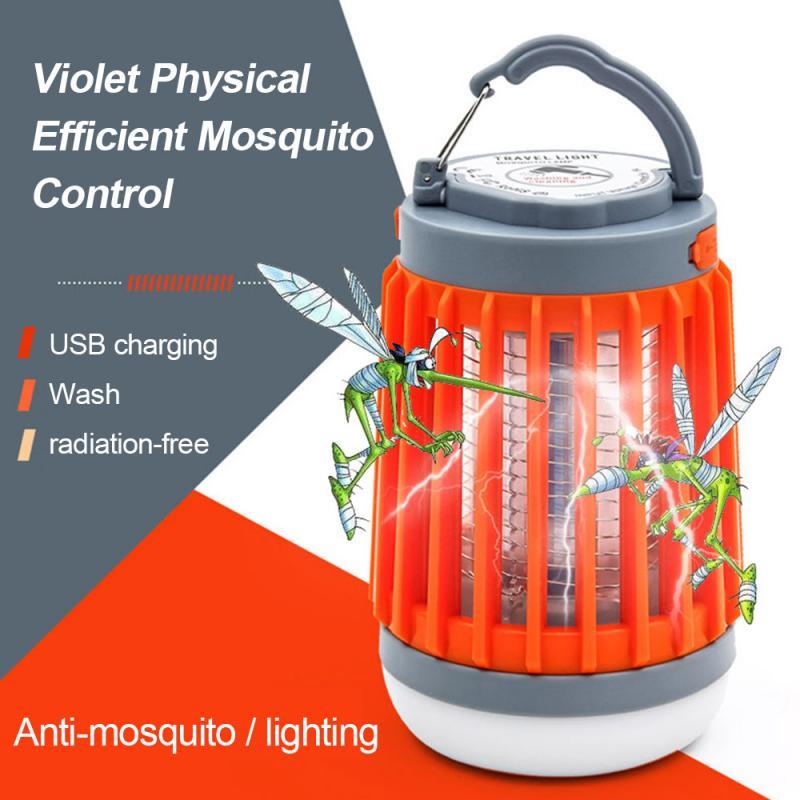 2 In1 LED USB Solar Power Mosquito Killer Lamp PeekWise