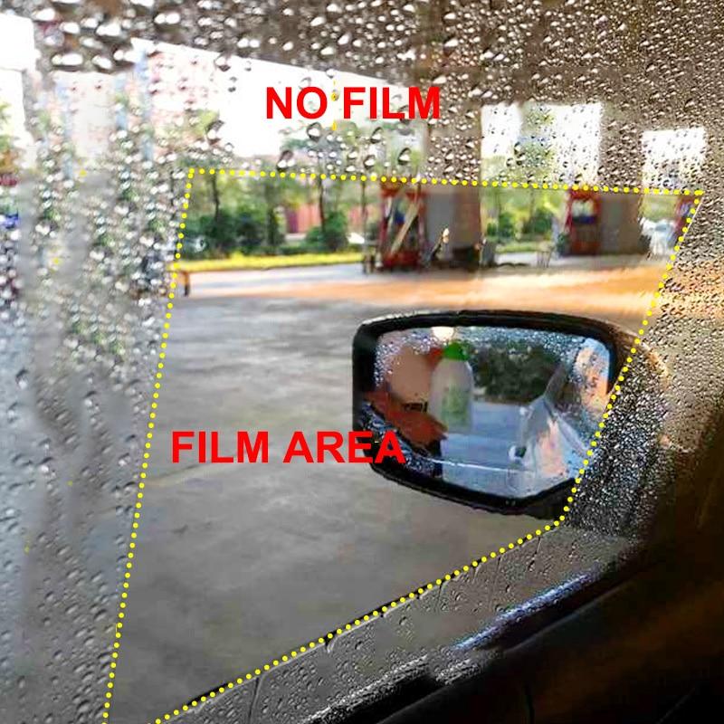 2 Set Anti Fog & Water Proof Car Mirror Film PeekWise