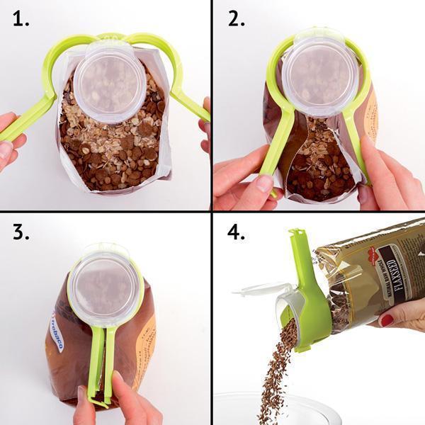 2-in-1 Bag Clip Pourer PeekWise