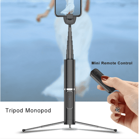 2-in-1 Bluetooth Remote Tripod Selfie Stick PeekWise