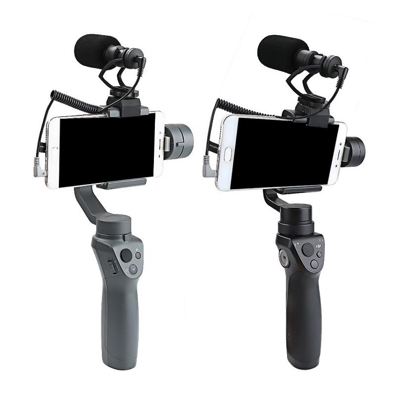 2 in 1 Directional Condenser Video Microphone Mount for Mobile Phone PeekWise