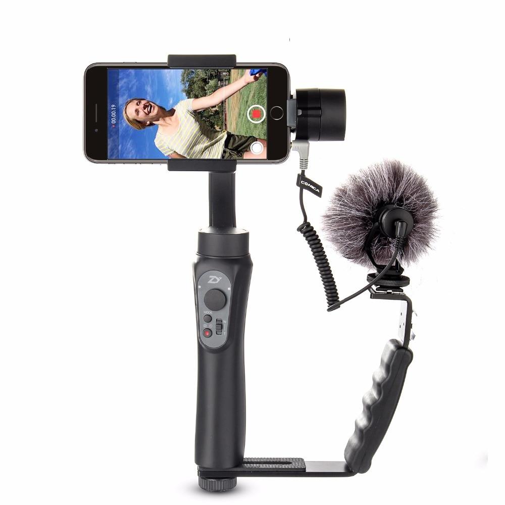 2 in 1 Directional Condenser Video Microphone Mount for Mobile Phone PeekWise