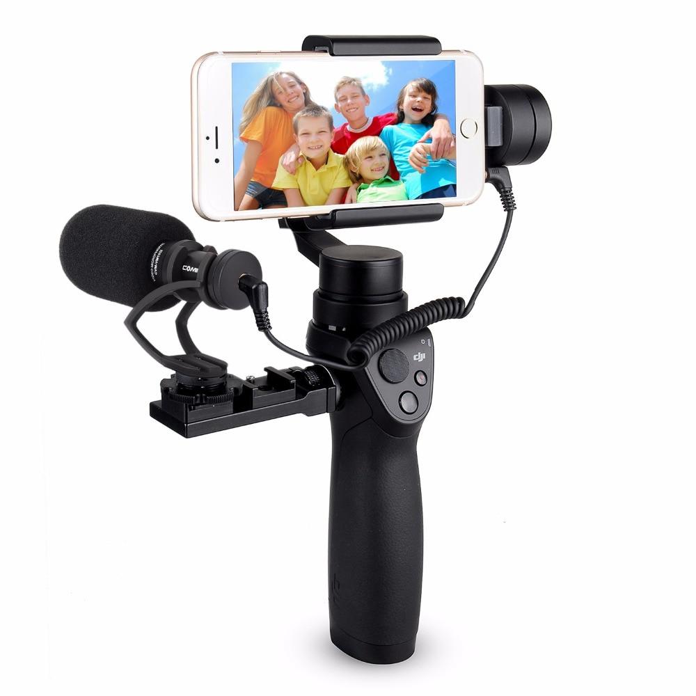 2 in 1 Directional Condenser Video Microphone Mount for Mobile Phone PeekWise