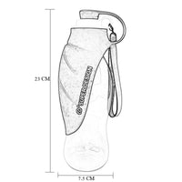 Thumbnail for 2 in 1 Dog Water Bottle (580 ml/20 oz) PeekWise