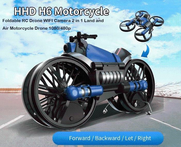 2 in 1 Motorcycle Drone PeekWise