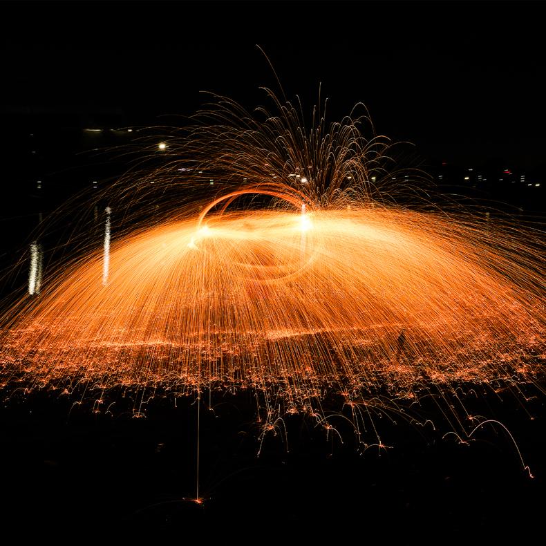Steel Wool Firework