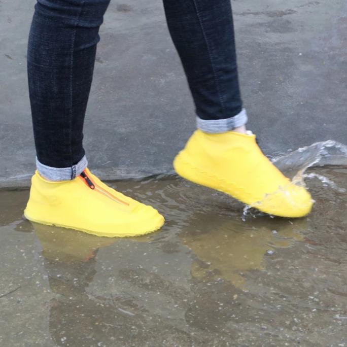 Silicone Shoe Covers with Zipper