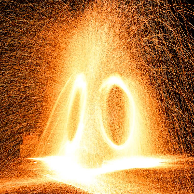 Steel Wool Firework