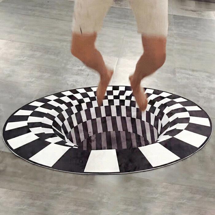 Vortex Illusion Rug