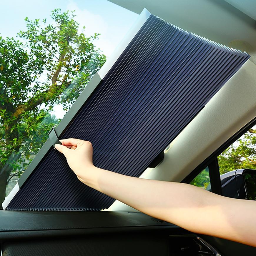 Retractable Car Windshield Sun Shade