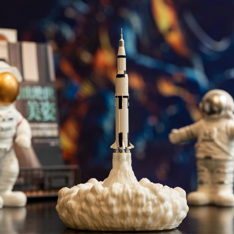 3D Rocket Space Shuttle Night Lamp - PeekWise