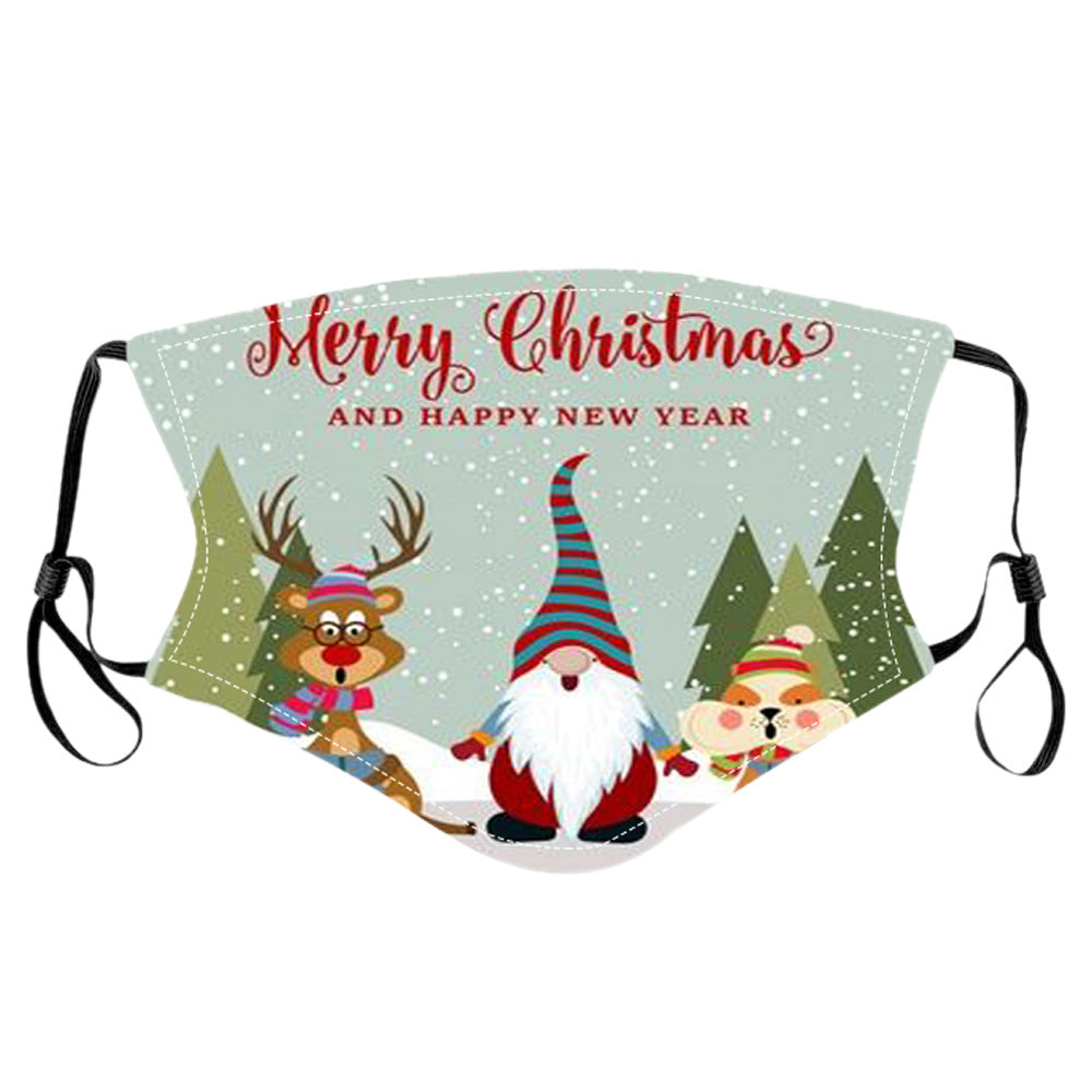 2020 New Unisex Fashion Happy Christmas Mask PeekWise