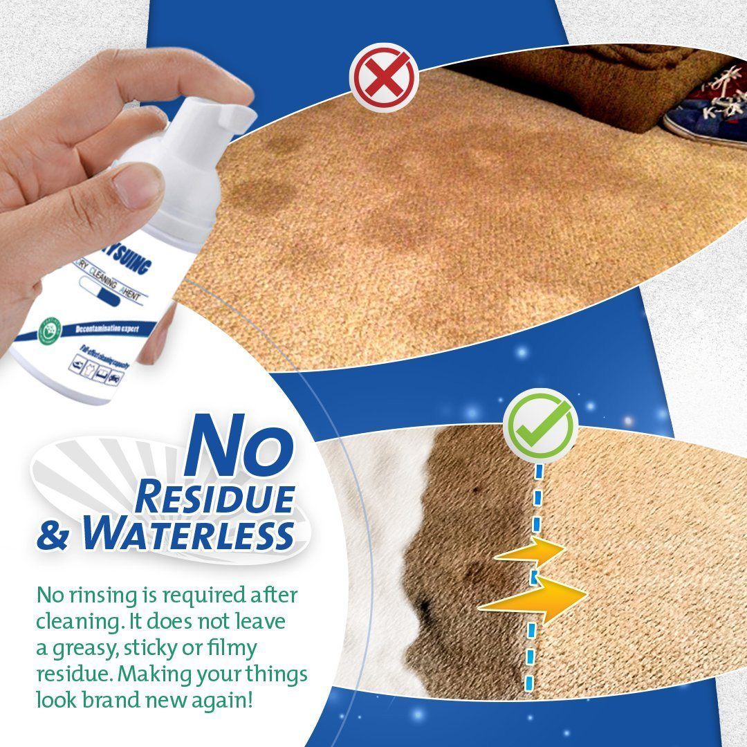 Waterless Fabric Foaming Power Cleanser - PeekWise
