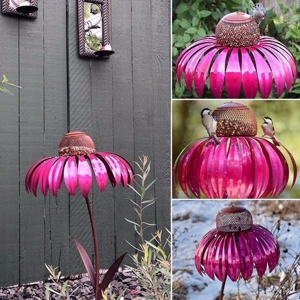 2023 Outdoor Flower Bird Feeder 🌹Spring Decoration💖 PeekWise