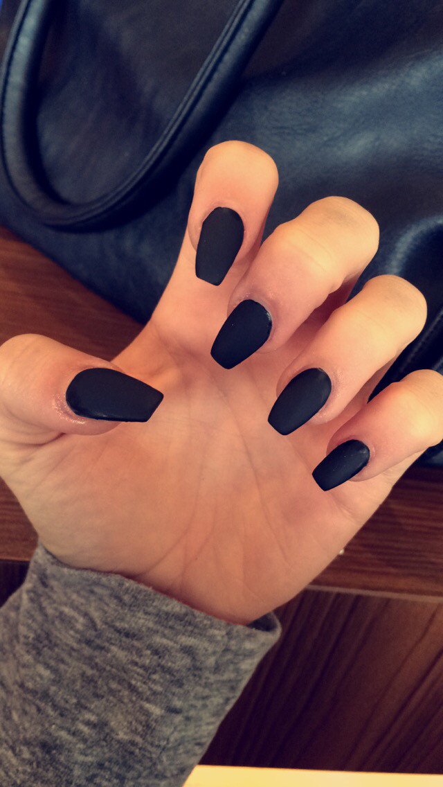 Midnight Matte Black Nail Polish