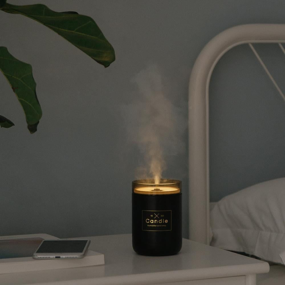 Ultrasonic Air Humidifier Candle Lamp - PeekWise