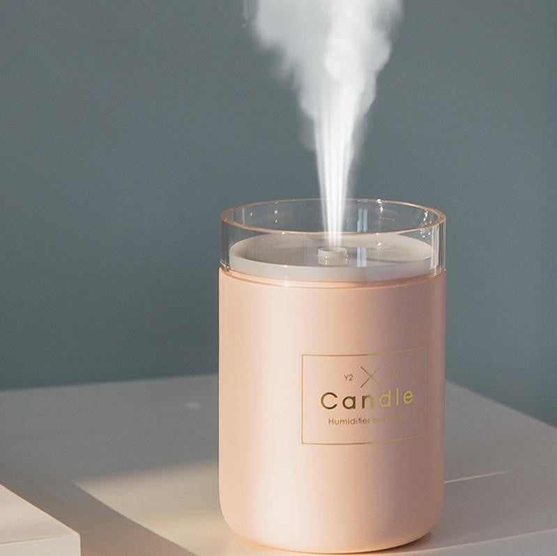 Ultrasonic Air Humidifier Candle Lamp - PeekWise