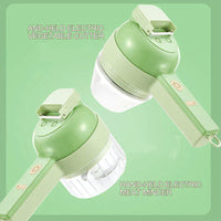 Thumbnail for 4 In 1 Handheld Electric Vegetable Cutter Set