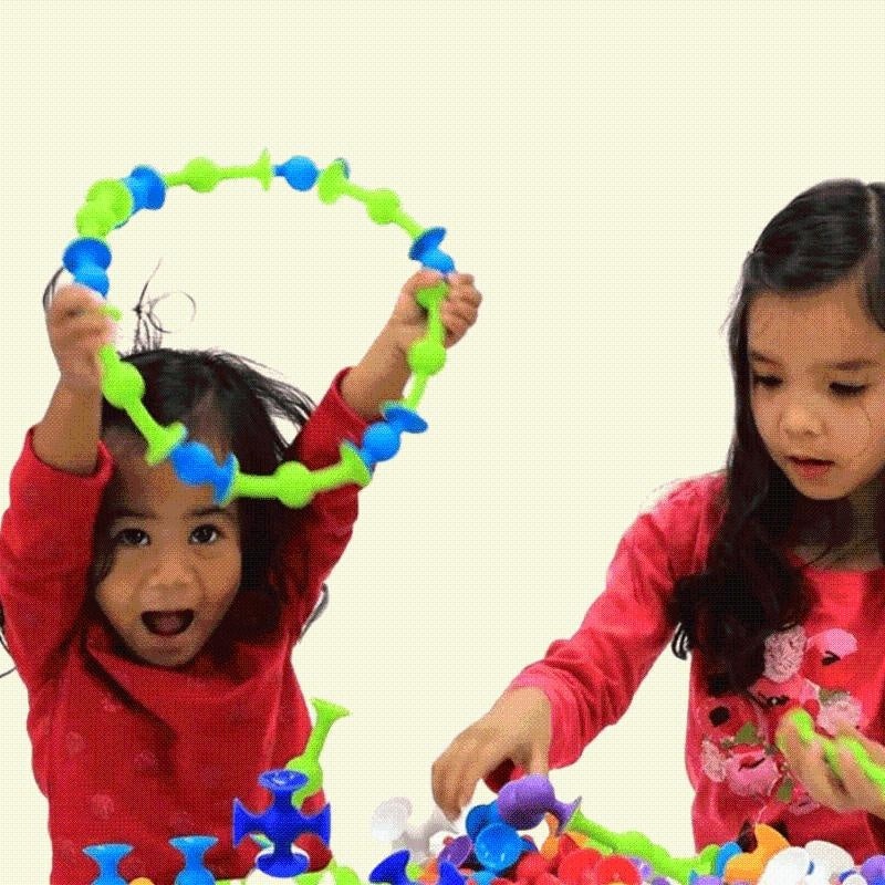 Funny Silicone Block Model Building