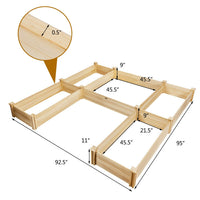 Thumbnail for U-Shaped Wooden Garden Raised Bed