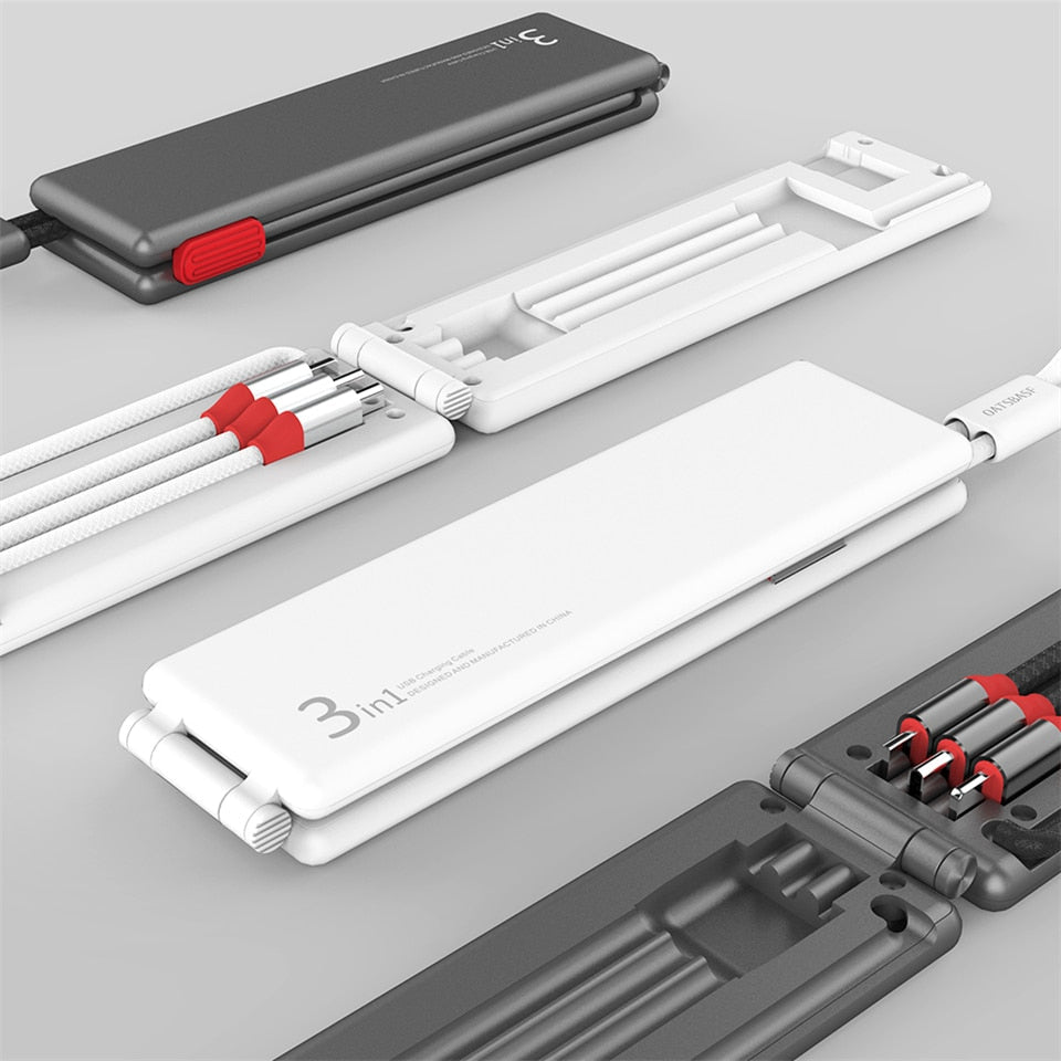 Compact 3 in 1 Charging Cable