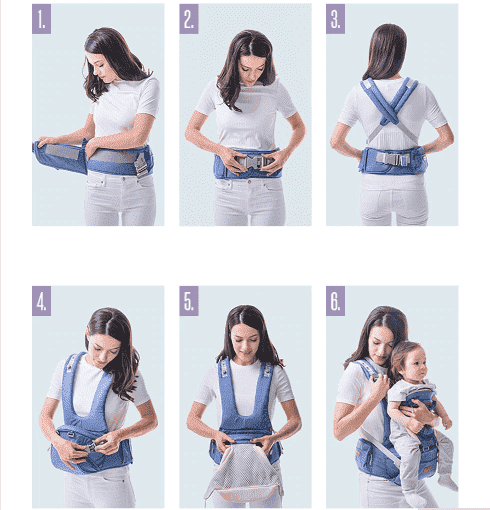 -in- Ergonomic Baby Carrier PeekWise