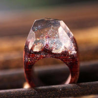 Thumbnail for Quanta - Snow Falling Resin Ring