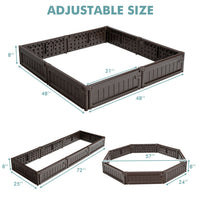 Thumbnail for Raised Garden Bed with Open Bottom Design