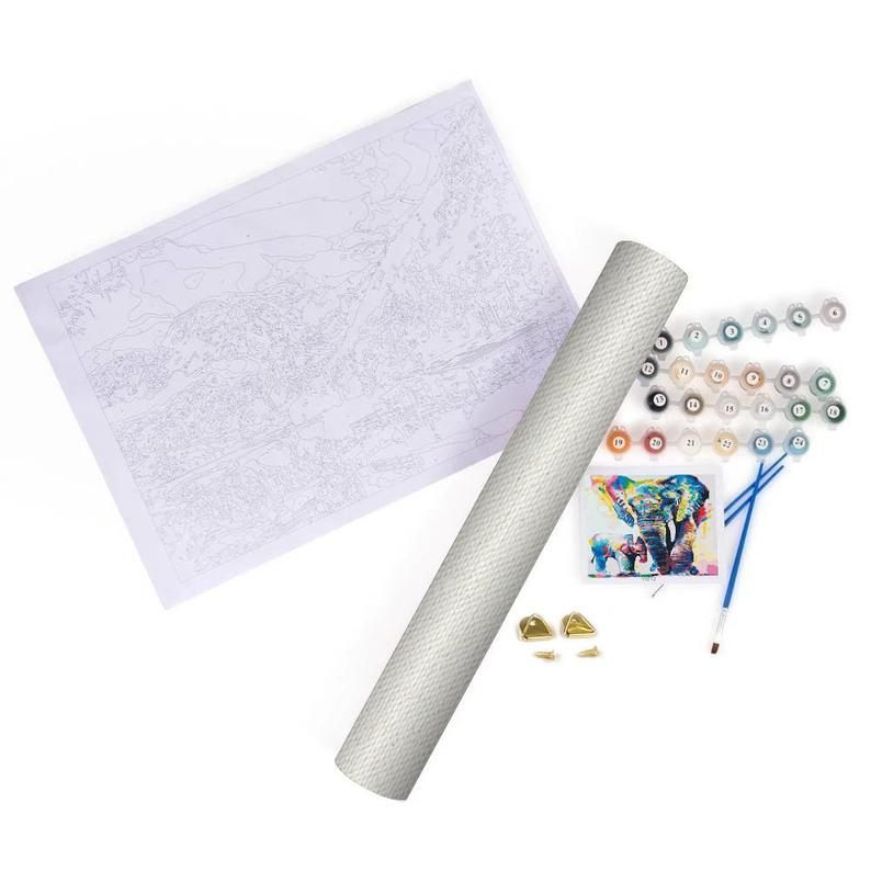 Paint By Numbers Kit - Blue Velvet Flowers