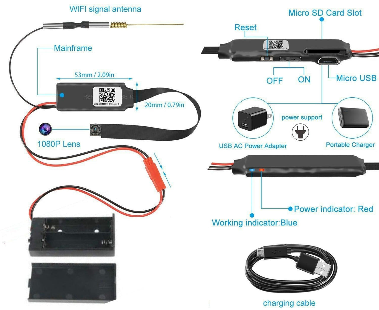 DIY Mini Wireless Security Camera PeekWise