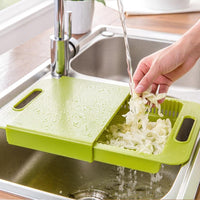 Thumbnail for Cutting & Draining Multi-Function Chopping Board