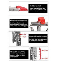 Thumbnail for Automatic Stainless Steel Fishing Rod Holder PeekWise