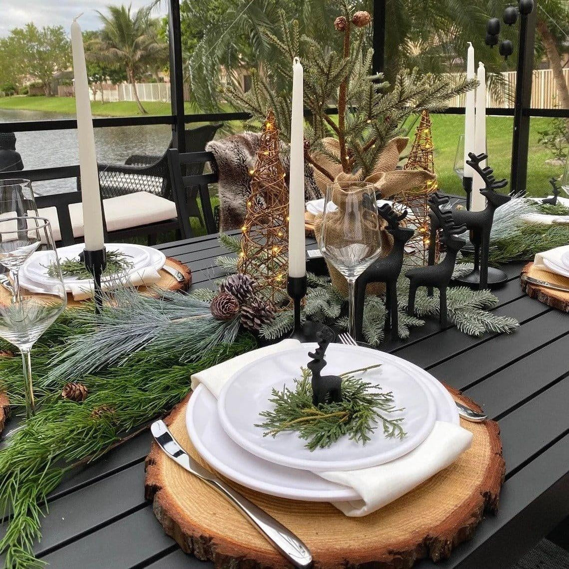 Set inch Wood Slices PeekWise