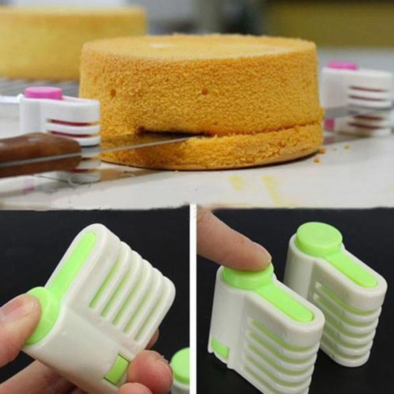 pcs Knife Clamp Cake Layer Slicer PeekWise