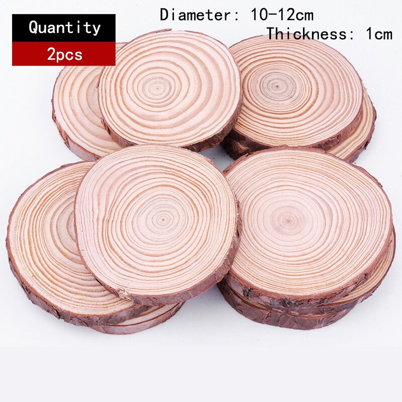 Natural Wood Slice Coasters