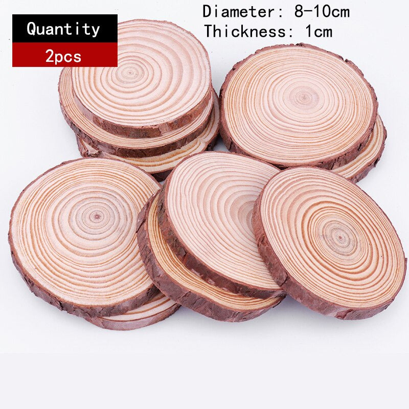 Natural Wood Slice Coasters