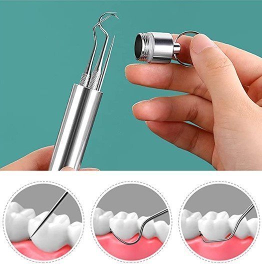Clean Pick™ - 7 Piece Stainless Steel Toothpick Set