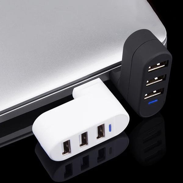 3 Ports Rotatable USB 3.0 Hub