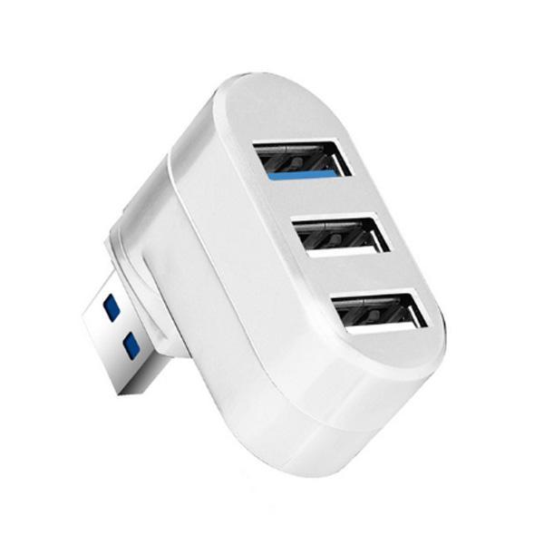3 Ports Rotatable USB 3.0 Hub
