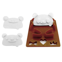 Thumbnail for 3-in-1 Panda Bear Frog Sandwich Cutter And Stamps