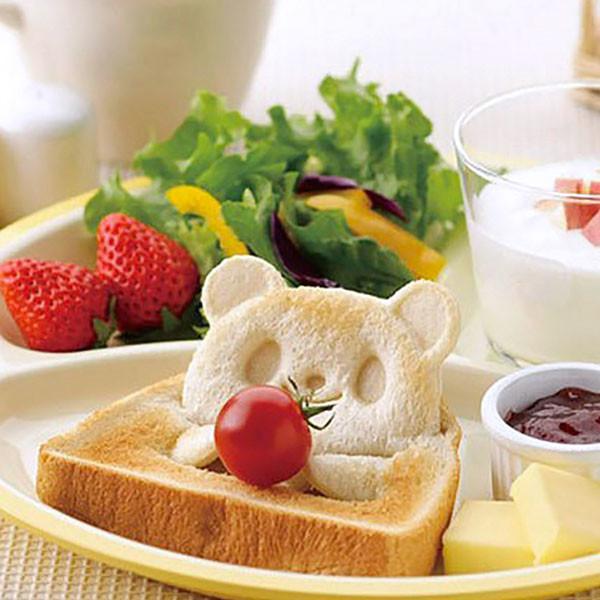 3-in-1 Panda Bear Frog Sandwich Cutter And Stamps