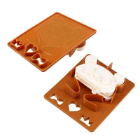 Thumbnail for 3-in-1 Panda Bear Frog Sandwich Cutter And Stamps