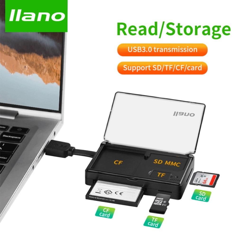 3 in 1 Memory Card Case & Card Reader